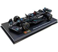 1:43 BURAGO Mercedes Gp F1 W14 #63 2023 Russel + Pilot & Showcase BU38081-RUS