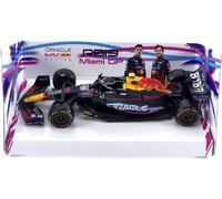 Bburago 18-38082P1 - Maquette de voiture - F1 Red Bull RB19 '23 #11 Perez Miami GP (échelle 1:43) Maquette de voiture