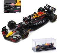 Bburago 18-38083 - Maquette de voiture - Red Bull Racing F1 RB19 Verstappen #1 (avec casque, échelle 1:43) Formule 1