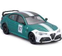 Bburago 18-38307 - Modèle réduit - Alfa Romeo GTAm (vert, échelle 1:43) Modèle réduit de voiture