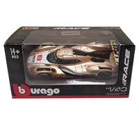 Bburago 1860057P3 Modèle De Voiture Porsche 963 Équipe Jota Hertz Échelle 1:43