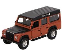 Bburago - 2043157 - Véhicule Miniature - Modèle À L'échelle - Land Rover Defender 110 - Gris Métallisé - Echelle 1/32