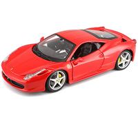 Bburago - 26003r - Véhicule Miniature - Modèle À L'échelle - Ferrari 458 Italia - 2009 - Echelle 1/2, Coloris Aleatoire