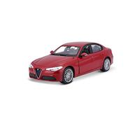 Bburago Alfa Romeo Giulia 18-21080R Échelle 1/24 Portes et Capot ouvrants 19 cm Rouge Mat