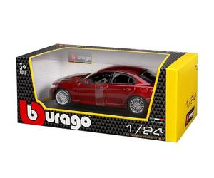 BBURAGO Alfa Romeo Giulia 2016, 1:24 Modèle de voiture de sport Pré-assemblé