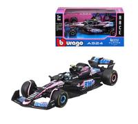 Voiture Bburago Alpine F1 Bahrain 2024 A524 avec Pilote Gasly
