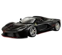 BBurago Véhicule miniature Ferrari LaFerrari Aperta 2016 Noir Échelle 1/24