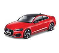 Bburago - Audi RS 5 Coupé, Voiture miniaturisée à l'échelle 1:24, Rouge, à partir de 3 Ans