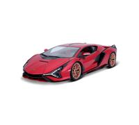 Bburago B18-11046R Lamborghini SIAN 1:18 Scale Die-Cast Collectible Car, Assorte