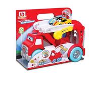 BB Junior - Mon 1er Camion De Transport Évolutif 3 en 1 - Jouet pour Tout-Petits avec 2 Véhicules À Roues Libres Inclus - Ma Première Collection - Jeu D’Éveil Ludique Et Éducatif pour Enfants