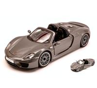 BBURAGO BU21076 PORSCHE 918 SPYDER 2013 SILVERGUN 1:24 Modellino