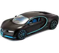 Bburago Véhicule Bburago En Métal Bugatti Chiron Noire A L'échelle 1/18eme-Bburago