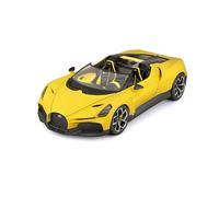 Bburago - Bugatti Mistral, Voiture miniaturisée à l'échelle 1:18, Jaune, à partir de 3 Ans