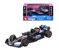 Bburago - BWT Alpine A524 Esteban Ocon #31 2024 - Modèle réduit réaliste de Voiture à l'échelle 1:43, pilotée par Esteban Ocon, Licence Officielle Renault, âge recommandé 3+ Ans