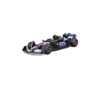 Bburago - BWT Alpine A524 Pierre Gasly #10 2024 - Modèle réduit réaliste de Voiture à l'échelle 1:43, pilotée par Pierre Gasly, Licence Officielle Renault, âge recommandé 3+ Ans