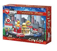 Calendrier de l'Avent City Life Bburago avec 24 cadeaux, cadeau pour enfants