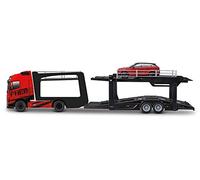 BBurago Camion moulé sous pression B18-31462 Rouge Grand motifs et couleurs assorties