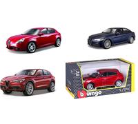 Bburago Collection Auto Alfa Replica Die Cast Échelle 1:24, Modèles Assortie