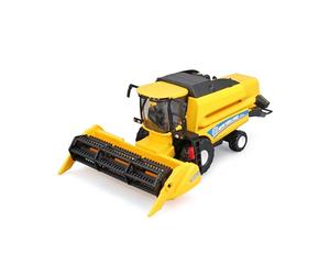 Bburago - Collection Construction - Moissoneuse batteuse TC5.9 New Holland - en Métal Véhicule à l'échelle 1:50 - Jouet pour Enfant - à Collectionner à partir de 3 Ans