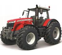 BBURAGO | Collection Ferme | Tracteur Massey Fergusson à Friction | Reproduction de Voiture Miniature à échelle 1/43 | Rouge | Jouet pour Enfant à Collectionner | B18-31613