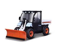 Bburago | Collection Utilitaires | Chasse-Neige Bobcat 5600 | | Reproduction de Voiture Miniature à échelle 1/43 | Blanc | Jouet pour Enfant à Collectionner | B18-31805