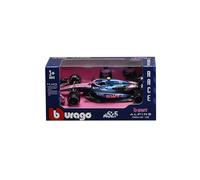 Bburago - F1 BWT Alpine A525 2025#43 Colapinto, Voiture diecast à l'échelle 1:43 avec détails réalistes, réplique F1 Alpine, livrée Bleue/Rose, Licence Officielle, âge recommandé 3+ Ans