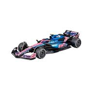 Bburago - F1 BWT Alpine A525 2025#43 Colapinto, Voiture diecast à l'échelle 1:43 avec détails réalistes, réplique F1 Alpine, livrée Bleue/Rose, Licence Officielle, âge recommandé 3+ Ans