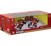 Bburago F1 Ferrari SF-24 ´24 2er-Set 1:43 Modèle réduit de voiture