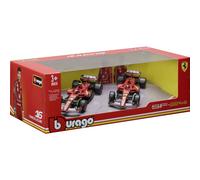 Bburago F1 Ferrari SF-24 ´24 2er-Set 1:43 Modèle réduit de voiture
