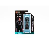 Bburago - F1 Mercedes-AMG F1 W16 2025#63 George Russell, Voiture Miniature à l'échelle 1:64, réplique détaillée d'une monoplace de Formule 1, Couleurs Officielles, Blister de Collection, 14+