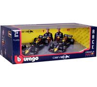 Bburago 78511 F1 2024 Oracle Red Bull Rb20 Max Verstappen & Sergio Perez 1:43 Car Model Kit 2 Units Multicolore Enfants