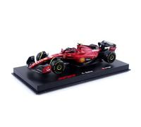 BBURAGO Voiture miniature Ferrari SF-23 F1 Saison 2023 1/43 Rouge/Noir
