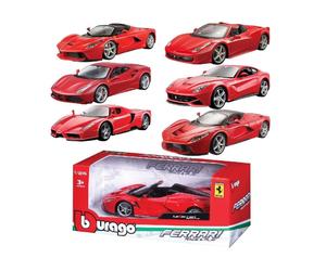 BBURAGO Ferrari 458 Race & Play, 1:24 Modèle de voiture de sport Pré-assemblé
