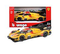 Bburago - Ferrari 499P 24H Le Mans Champion 2025#83, Voiture diecast à l'échelle 1:43, réplique détaillée de la Voiture victorieuse au Mans, Licence Officielle Ferrari, 3+