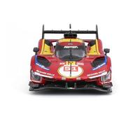 Bburago - Ferrari 499P 24H LMH Hypercar 2025#51, Voiture diecast à l'échelle 1:43, réplique détaillée de la protagoniste du Mans, Licence Officielle Ferrari, 3+
