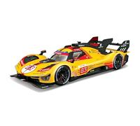Bburago - Ferrari 499P 24H LMS Hypercar 2024#83 1:24, Réplique Diecast AF Corse Le Mans, Portières Ouvrables, Licence Ferrari, Âge Recommandé 14 Ans et Plus