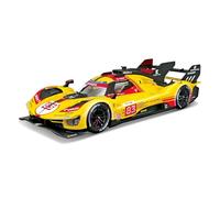 Bburago Ferrari Racing 499P LE MANS HYPERCAR(2024) AF CORSE #83-1:24 - Réplique de voiture de course de collection incroyablement détaillée