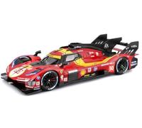 Bburago Ferrari 499P LMH #50 Lemans '26 Hypercar Voiture Miniature 1:18 Die-Cast fidèle à l'original avec Portes Mobiles à partir de 14 Ans (18-16306)