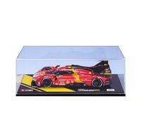 Bburago - Ferrari Deluxe - 499P LMH 2023#51 Pôle Position aux 24h du Mans 2023 - Voiture de Course Miniature à l'échelle 1:18 - avec Portes et Capot Ouvrants - à Collectionner dès 3 Ans