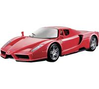 BBurago Voiture miniature Ferrari Enzo – Échelle 1/24, portes et capot ouvrables, rouge 19 cm