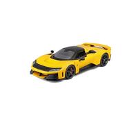 Bburago Ferrari F80 Die-Cast Model Car, Yellow, 1:18 Scale, Race & Play Collection, Ages 3+