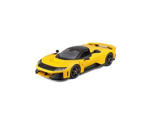 Bburago Ferrari F80 Die-Cast Model Car, Yellow, 1:18 Scale, Race & Play Collection, Ages 3+