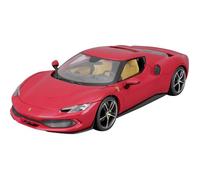 Bburago - Ferrari 296 GTB R&P - Maquette réaliste de Voiture à l'échelle 1:18, Licence Officielle Ferrari, âge recommandé 3+ Ans