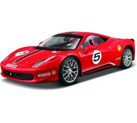 Bburago Ferrari Racing 458 Challenge Red 1:24