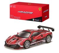 Bburago | Ferrari Racing 488 Challenge Evo Édition 2020 | Reproduction de Voiture Miniature à échelle 1/43 | Rouge | Jouet pour Enfant à Collectionner | B18-36309