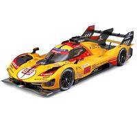 MODÈLE DE VOITURE STATIQUE BURAGO FERRARI 499P LE MANS 2024 KUBICA VITRINE 1/43