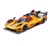 Bburago Ferrari Racing 499P LE MANS HYPERCAR (2024) AF CORSE #83 - Coque rigide de luxe - Échelle 1:43 - Réplique de voiture de course de collection incroyablement détaillée