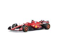 Bburago Ferrari SF-24 Charles Leclerc #16 2024 - Modèle réduit réaliste de Voiture à l'échelle 1:43, pilotée par Charles Leclerc, Licence Officielle Ferrari, âge recommandé 3+ Ans