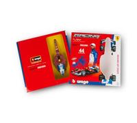 Bburago Ferrari SF-24 F1 Model Kit, 1:24 Scale, Die-Cast Metal, 45-Piece Assembly, Red, for Ages 14+