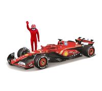 1:24 BURAGO Ferrari F1 Sf-24 #16 2024 Charles Leclerc With Pilot BU26823-L